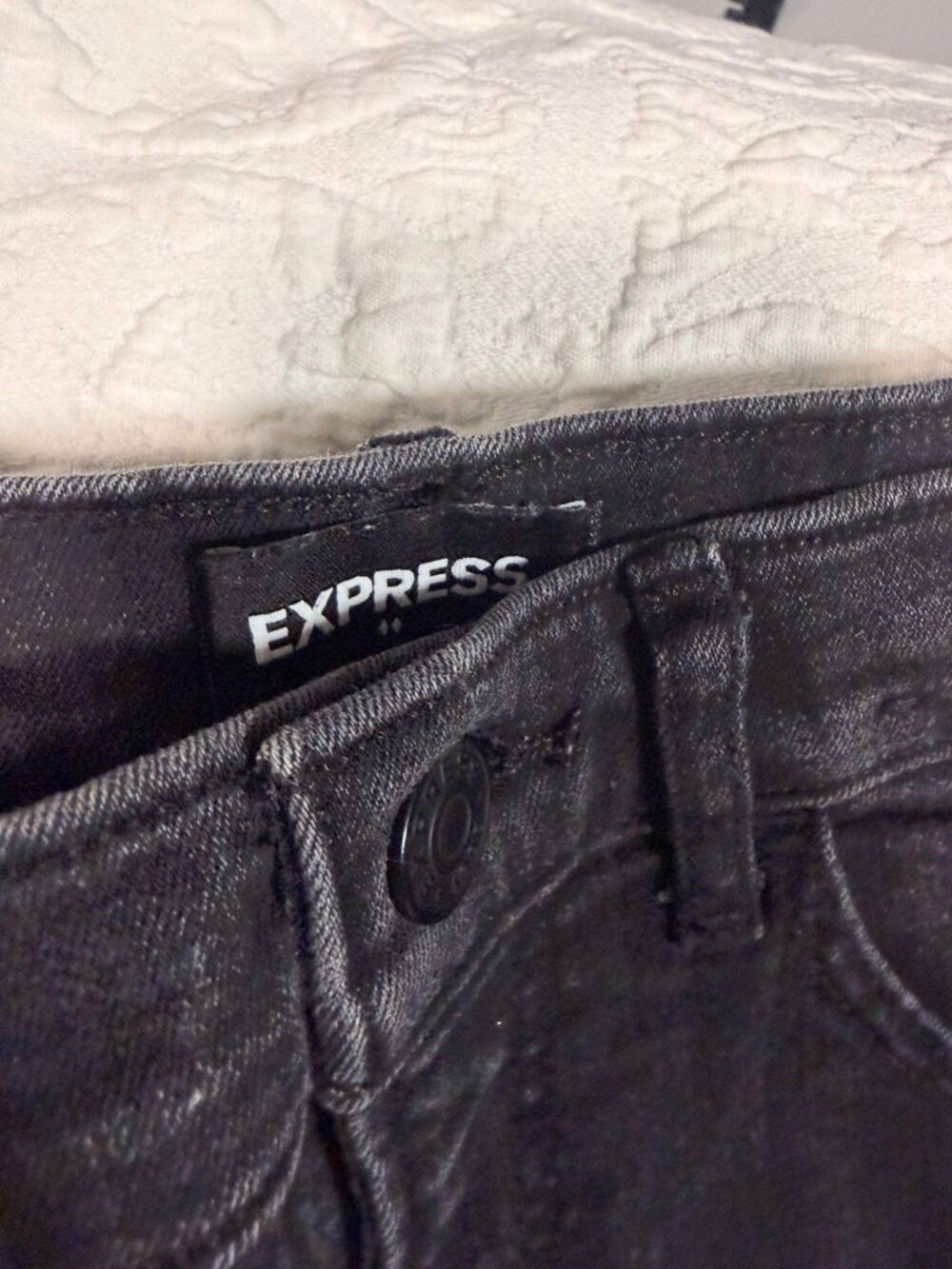 Express Black Ripped Jeans - Picture 4 of 7